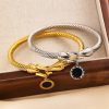 O1CN01IxDsVS25wjRi8Vxix_3529117591-0-cib.jpg Stainless Steel Twist Knot Bangle 758292566471