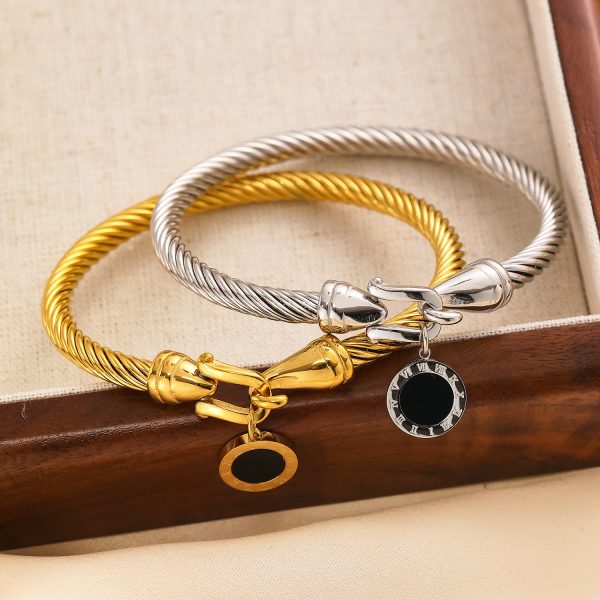 O1CN01IxDsVS25wjRi8Vxix_3529117591-0-cib.jpg Stainless Steel Twist Knot Bangle 758292566471