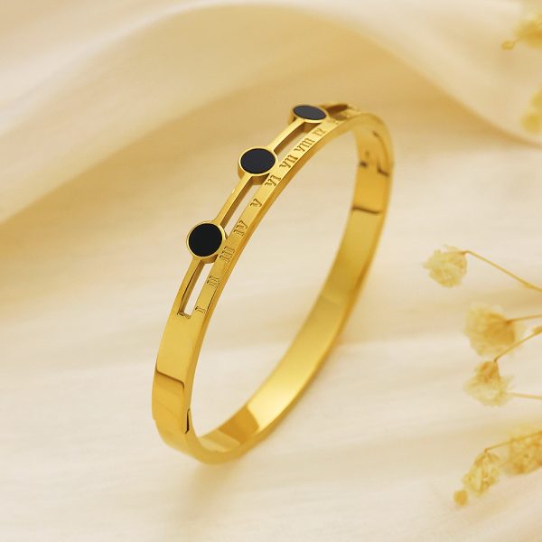 O1CN01J1aXGC25wjUquG3jw_3529117591-0-cib.jpg Stainless Steel Roman Numeral Bangle 800783238156