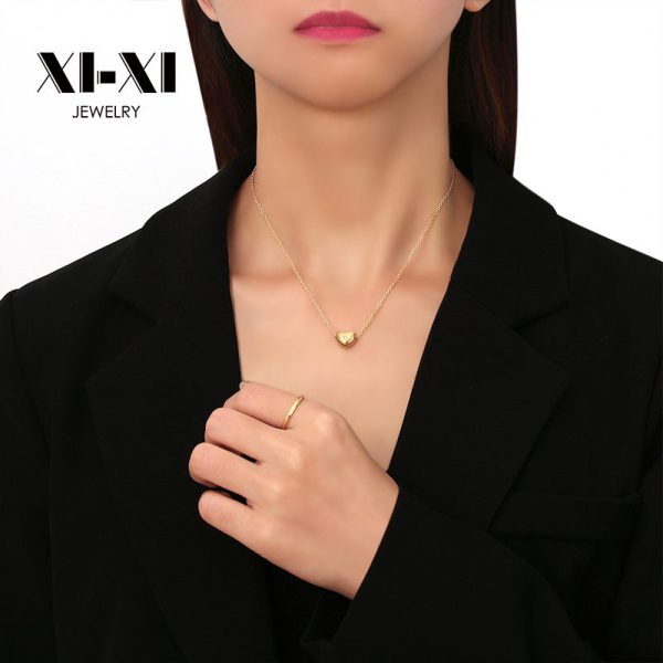 O1CN01JFuHrw25wjbkwJZUi_3529117591-0-cib.jpg Stainless Steel Zirconia Heart Necklace 647877713964