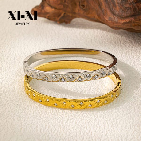Stainless Steel Zirconia Bangle 959961898756
