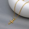 O1CN01JM9uko25wjZWJAH7y_3529117591-0-cib.jpg Stainless Steel Rhinestone Cross Necklace 893351063749