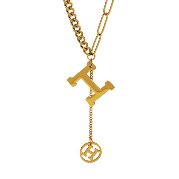 O1CN01JNxOV125wjVSQKYRx_3529117591-0-cib.jpg Stainless Steel Letter H Necklace 814581593457