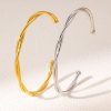 O1CN01JPwpbf25wje4hoJly_3529117591-0-cib.jpg Stainless Steel Open C Bangle 1001329302446