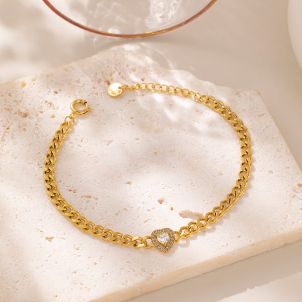 O1CN01JTCs2o25wjbq4rvfo_3529117591-0-cib.jpg Stainless Steel Single Stone Cuban Bracelet 919771552727