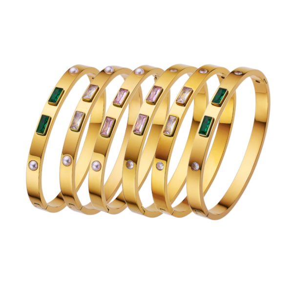 O1CN01JadgSN25wjPco1hJN_3529117591-0-cib.jpg Stainless Steel Screw Zirconia Bangle 740186299752