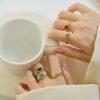 O1CN01K12qYn25wjg6bbbWX_3529117591-0-cib.jpg Stainless Steel Twisted Open Ring 1052737571461