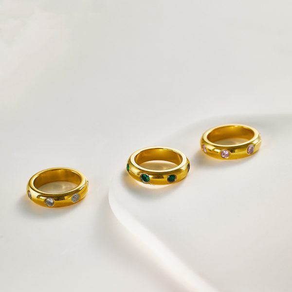 O1CN01K5QUAU25wjg5wPDW7_3529117591-0-cib.jpg Stainless Steel Dot Rhinestone Ring 1053268030794