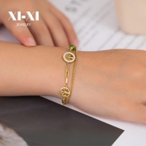 Stainless Steel Double Layer Bracelet 928887536982