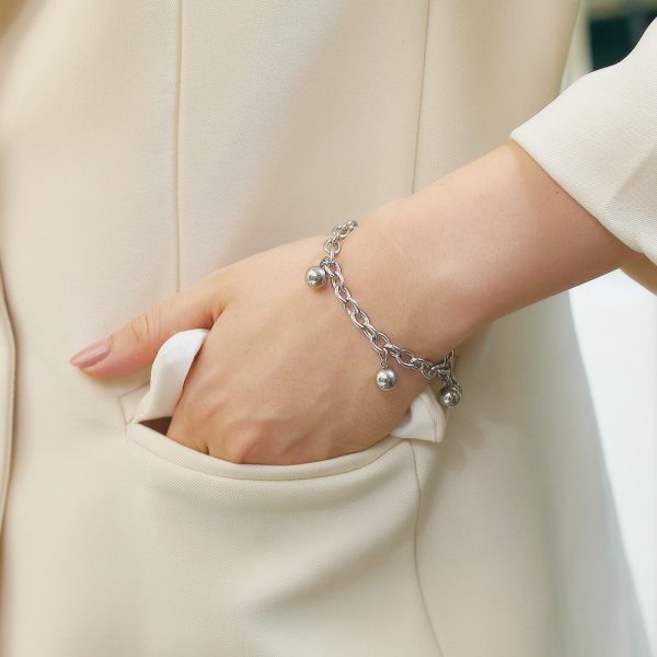 Stainless Steel Ball Chain Bracelet 725303134197
