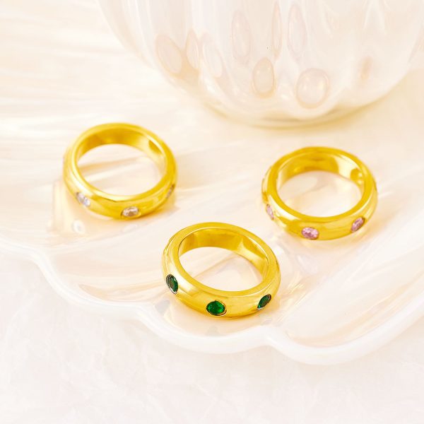 O1CN01Klmpep25wjg6GycXh_3529117591-0-cib.jpg Stainless Steel Dot Rhinestone Ring 1053268030794