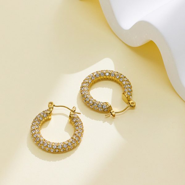 O1CN01L1COoN25wjNvQUTKB_3529117591-0-cib-3.jpg Stainless Steel Rhinestone Crescent Earrings 724369464612