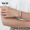 O1CN01L4M0fX25wjblCZwAr_3529117591-0-cib.jpg Stainless Steel Roman Numeral Enamel Bangle 633477005792