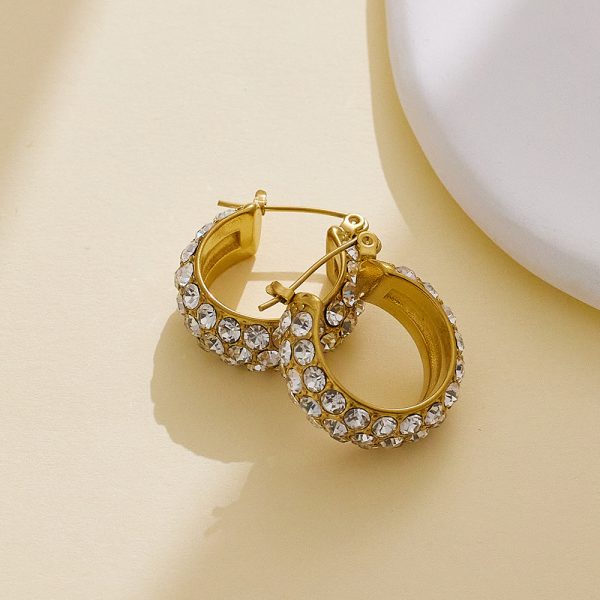 O1CN01LFFhR425wjNvAhNXh_3529117591-0-cib-3.jpg Stainless Steel Rhinestone Crescent Earrings 724369464612