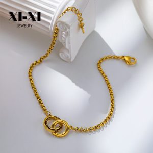 Stainless Steel Ring Chain Bracelet 894791445196