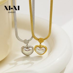 Stainless Steel Heart Necklace 813823508920