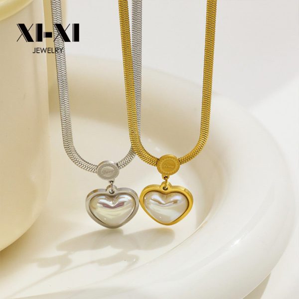O1CN01LbiAny25wjbvUA0u9_3529117591-0-cib.jpg Stainless Steel Heart Necklace 813823508920