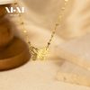 O1CN01LjXT3L25wjbsWmffZ_3529117591-0-cib.jpg Stainless Steel Butterfly Necklace 893616362819