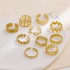 O1CN01LvJzep25wjNtVLrPX_3529117591-0-cib.jpg Stainless Steel Hollow Geometric Ring 724521892136