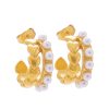 O1CN01Lve3MP25wjReb4smW_3529117591-0-cib.jpg Stainless Steel Pearl Hoop Earrings 756784087822