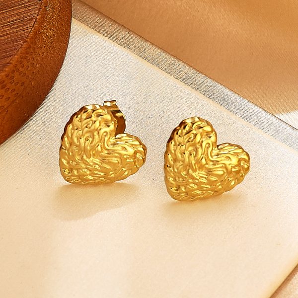 O1CN01M57Xp425wjUyTEulR_3529117591-0-cib.jpg Stainless Steel Heart Star Earrings 805513496457