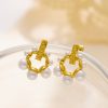 O1CN01MCIMl525wjRbtLbVc_3529117591-0-cib.jpg Stainless Steel Pearl Hoop Earrings 756784087822