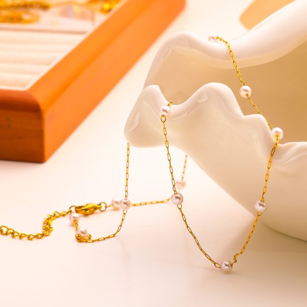 O1CN01MSdmkl25wjUFBYcKO_3529117591-0-cib.jpg Stainless Steel Pearl Necklace 787776253599
