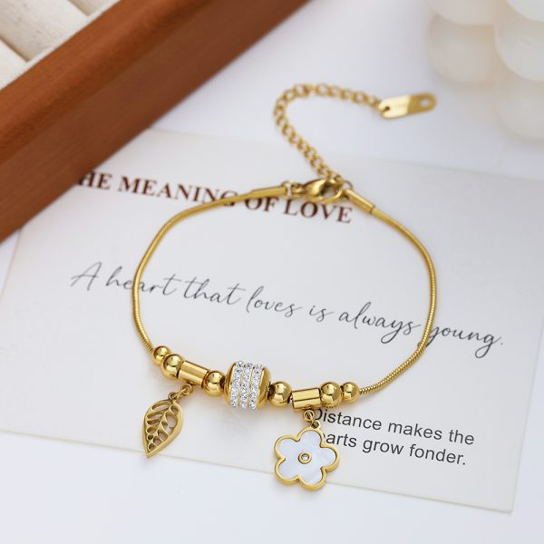 O1CN01MUIp9725wjU9rZZ9q_3529117591-0-cib.jpg Stainless Steel Leaf Flower Bracelet 785499114070