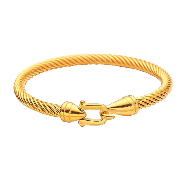 O1CN01MYbhs525wjRosVYI1_3529117591-0-cib.jpg Stainless Steel Twist Knot Bangle 758292566471