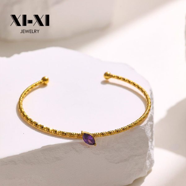 O1CN01MeOwQ525wjbtRF5Ob_3529117591-0-cib.jpg Stainless Steel Zirconia Open Bangle 758118468316