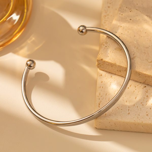 O1CN01NEf1wP25wjZabwnno_3529117591-0-cib.jpg Stainless Steel Open Bangle 895268728130