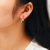 O1CN01NIph3V25wjV1m58H2_3529117591-0-cib.jpg Stainless Steel Textured Huggie Earrings 806113016766