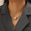 O1CN01NLhXZn25wjUUUXZL6_3529117591-0-cib.jpg Stainless Steel Pearl Necklace 794374624236
