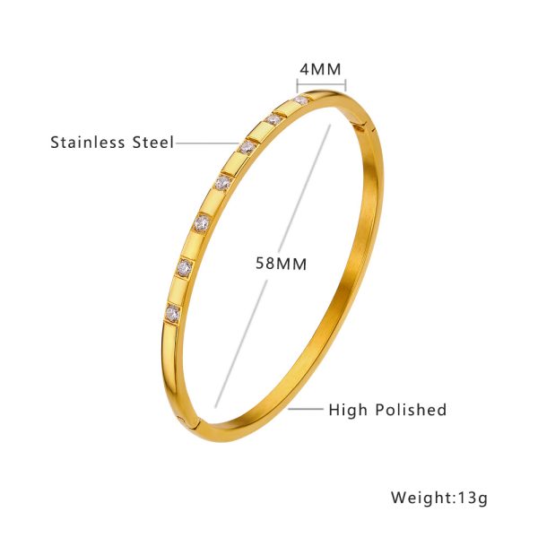 O1CN01NlnVf125wjSMwX7Yp_3529117591-0-cib.jpg Stainless Steel Zirconia Bangle 981416633815