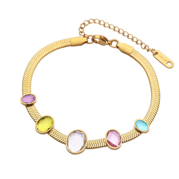 O1CN01O0Zv2f25wjUhbCOAu_3529117591-0-cib.jpg Stainless Steel Zirconia Bracelet 798243295516
