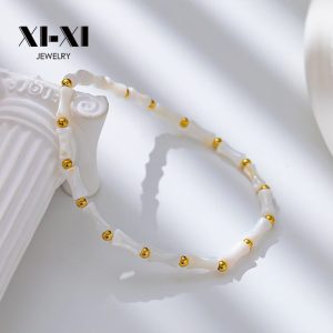 Stainless Steel Bamboo Bead Bracelet 894126397467