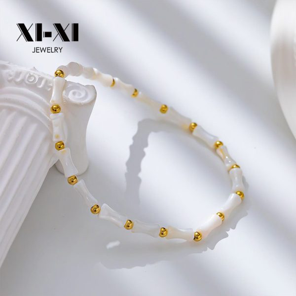 O1CN01O1T3aH25wjbtMzWA0_3529117591-0-cib.jpg Stainless Steel Bamboo Bead Bracelet 894126397467