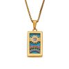 O1CN01O9p47t25wjNukpSDl_3529117591-0-cib.jpg Stainless Steel Rectangular Tag Necklace 725311031019