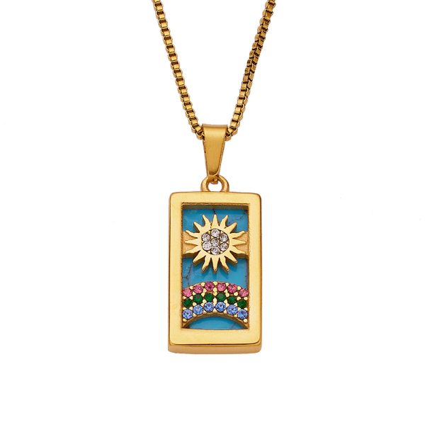 O1CN01O9p47t25wjNukpSDl_3529117591-0-cib.jpg Stainless Steel Rectangular Tag Necklace 725311031019