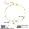 O1CN01OEgHti25wje7DmLrX_3529117591-0-cib.jpg Stainless Steel Clover Butterfly Bracelet 1002115674776