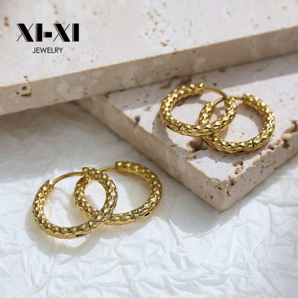 O1CN01OcoiQF25wjblD8hVs_3529117591-0-cib.jpg Stainless Steel Double Twist Earrings 785187452708