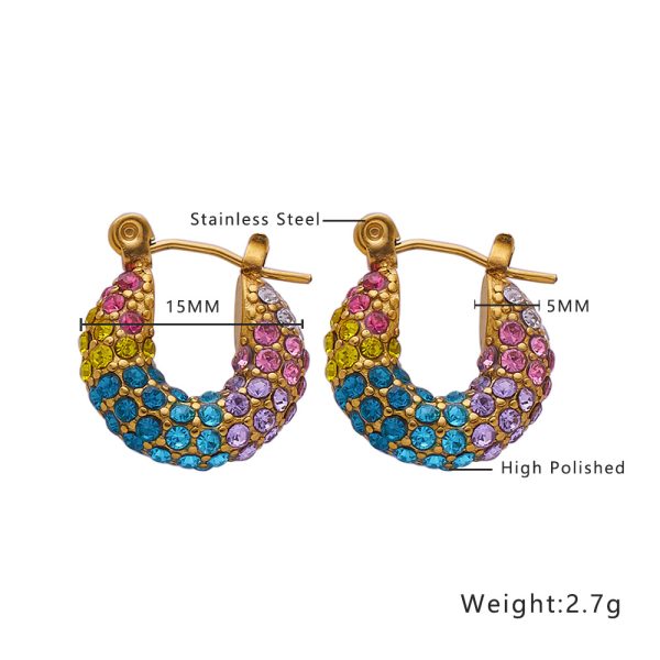 O1CN01Owgxd325wjO2QpRk0_3529117591-0-cib-3.jpg Stainless Steel Rhinestone Crescent Earrings 724369464612
