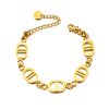O1CN01P4Bjs425wje82cpEn_3529117591-0-cib.jpg Stainless Steel Letter Snaffle Bracelet 1002114410049