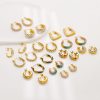 O1CN01PEdXzt25wjd2h7xqm_3529117591-0-cib.jpg Stainless Steel Rhinestone Hoop Earrings 980213319382