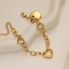 O1CN01PEyNRv25wjUeZYZnW_3529117591-0-cib.jpg Stainless Steel Heart Charm Bracelet 798777572879