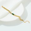 O1CN01PImp1Y25wjO6brrYp_3529117591-0-cib.jpg Stainless Steel Square Zirconia Bracelet 725462659186
