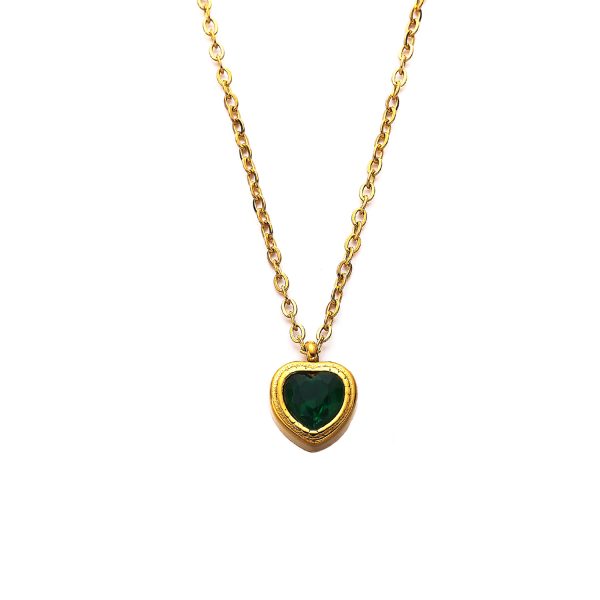 O1CN01PMPeN525wjUiXAsj8_3529117591-0-cib.jpg Stainless Steel Zirconia Heart Necklace 799437633464