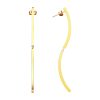 O1CN01PUNVVL25wjE9UMudd_3529117591-0-cib.jpg Stainless Steel Curved Drop Earrings 649841737898