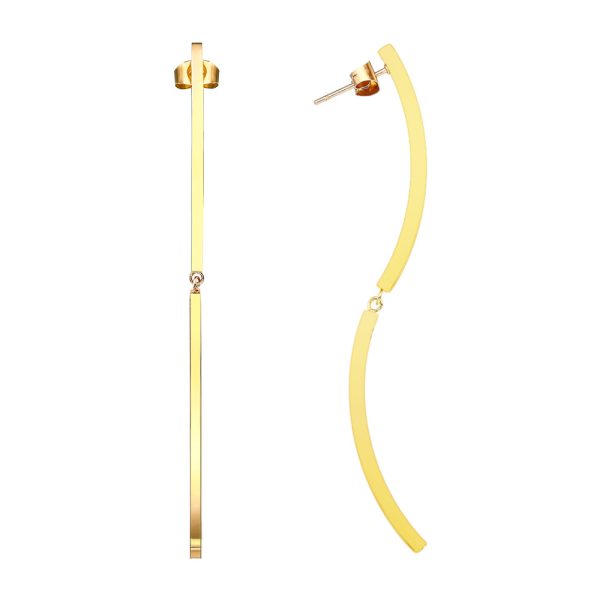 O1CN01PUNVVL25wjE9UMudd_3529117591-0-cib.jpg Stainless Steel Curved Drop Earrings 649841737898