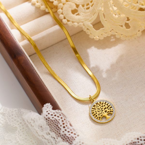 O1CN01PXpWUS25wjRUYw5Ai_3529117591-0-cib.jpg Stainless Steel Zirconia Double Layer Necklace 754852880311